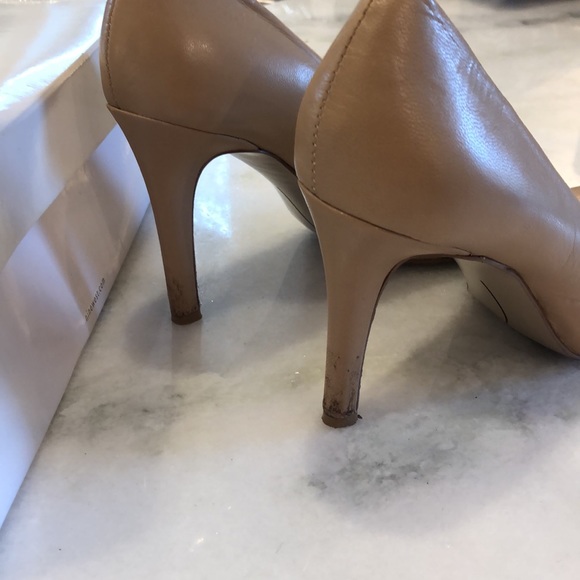 Ladies Nine West size 7.5 nude heel - Picture 3 of 5